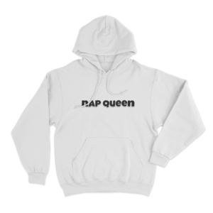 Nap Queen Unisex Hoodie White