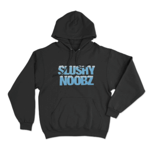 Slushy Noobz Blue Ice Unisex Hoodie Black
