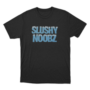 Slushy Noobz Blue Ice Unisex T Shirt Black