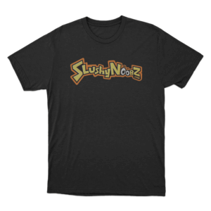 Slushy Noobz Cartoon Unisex T Shirt Black