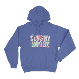 Slushy Noobz Splatter Unisex Hoodie Blue