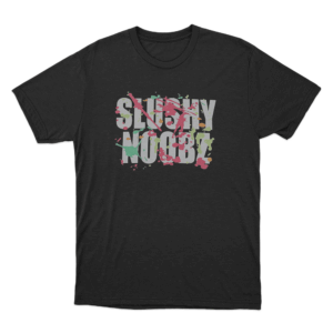 Slushy Noobz Splatter Unisex T Shirt Black
