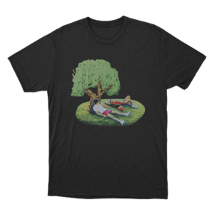Slushy Noobz Under The Tree Unisex T Shirt Black